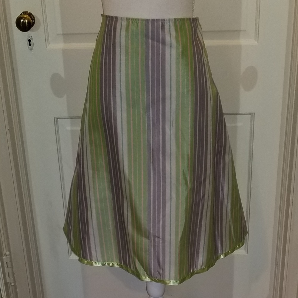 Anthropologie Striped Snak Skirt EUC